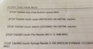 Best part of my discharge instructions