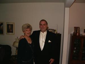 Mom and I on the morning of my wedding